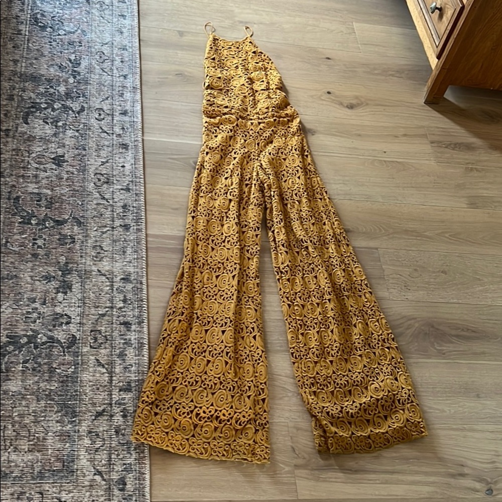 Miguelina Crochet Jumpsuit